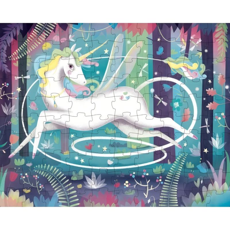 UNICORNIO - LIBRO + PUZZLE 100 PIEZAS (Nuevo) - Miniatura 2
