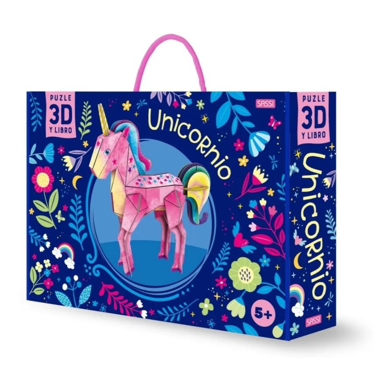 UNICORNIO - PUZZLE 3D Y LIBRO (Nuevo)