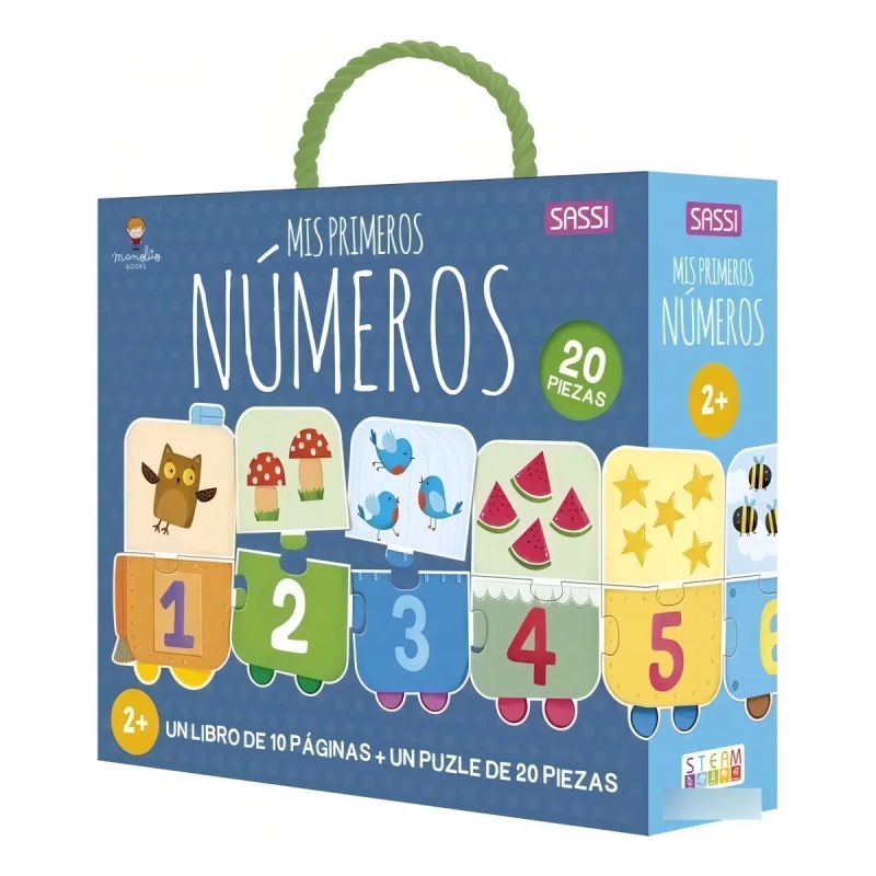 MIS PRIMEROS NUMEROS - LIBRO + PUZZLE DE 20 PIEZAS (Nuevo)