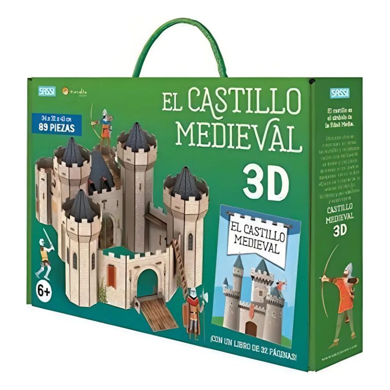 CASTILLO MEDIEVAL, EL - LIBRO + MODELO 3D (Nuevo)