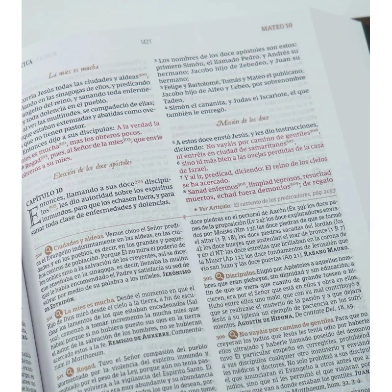 BIBLIA DE ESTUDIO PATRISTICA - SIGLOS I AL VI. LA SABIDURIA DEL CRISTIANISMO ANTIGUO - TAPA DURA (Nuevo) - Miniatura 5