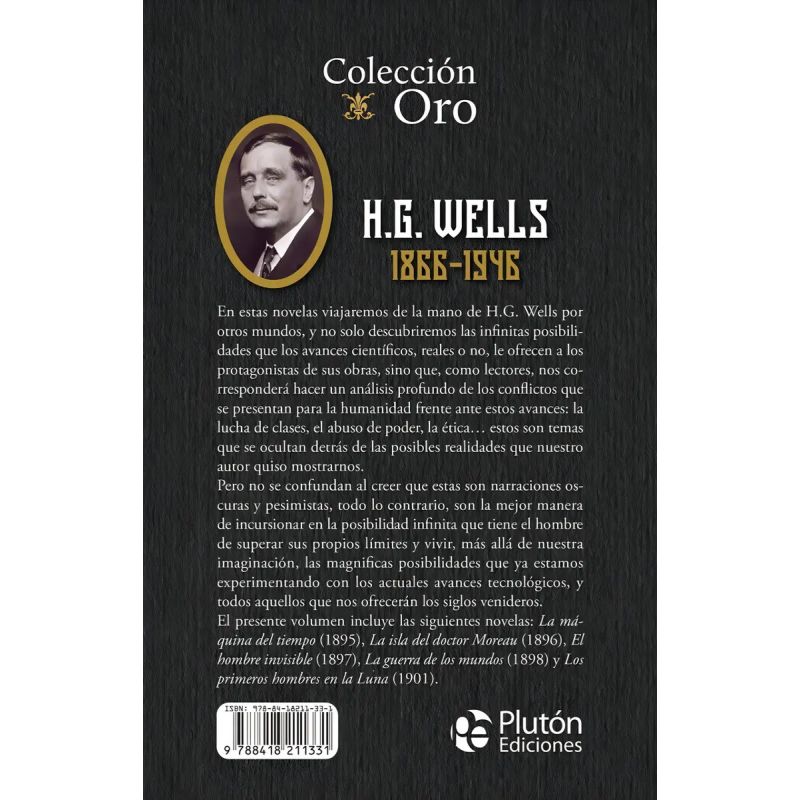 NOVELAS ESENCIALES - H.G. WELLS - COLECCION ORO - TD (Nuevo)