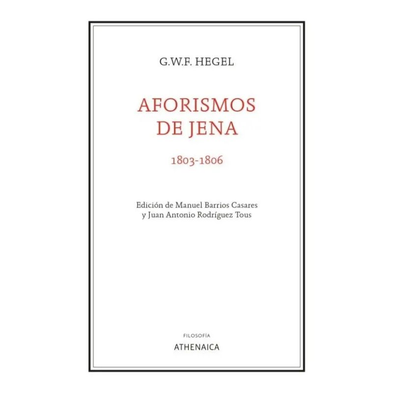 AFORISMOS DE JENA - ED. BILINGUE (Nuevo)