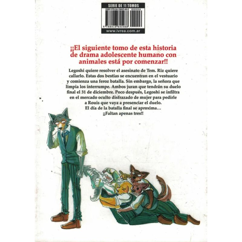 BEASTARS 6 (Nuevo) - Miniatura 3