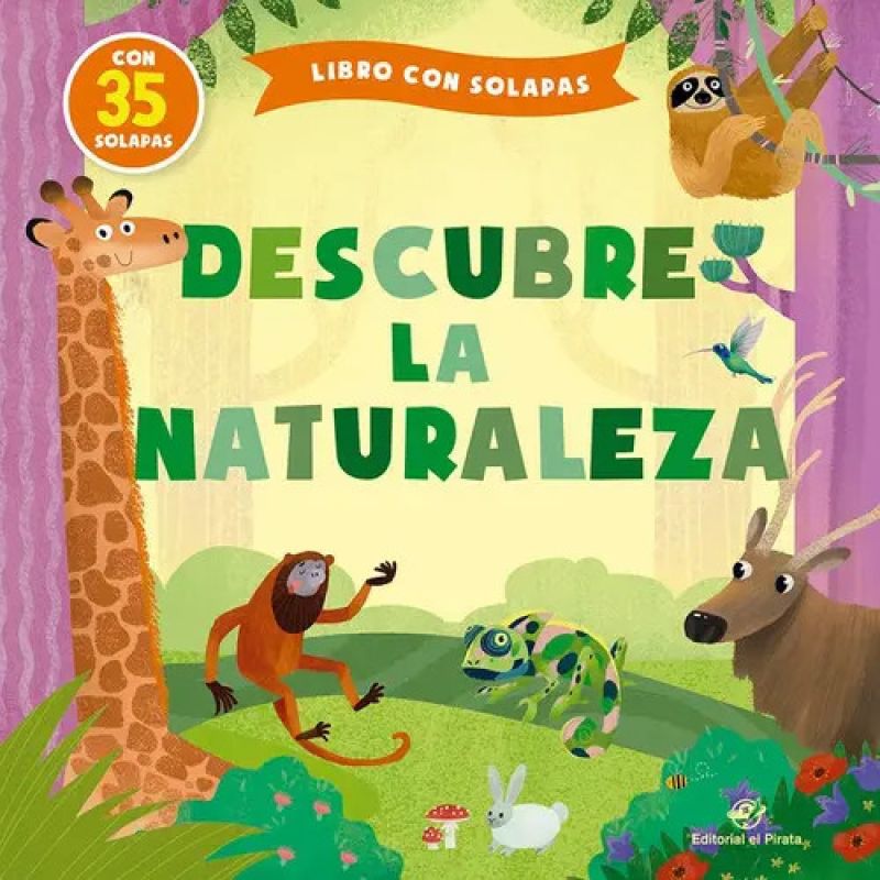 DESCUBRE LA NATURALEZA - LIBRO CON SOLAPAS (Nuevo)