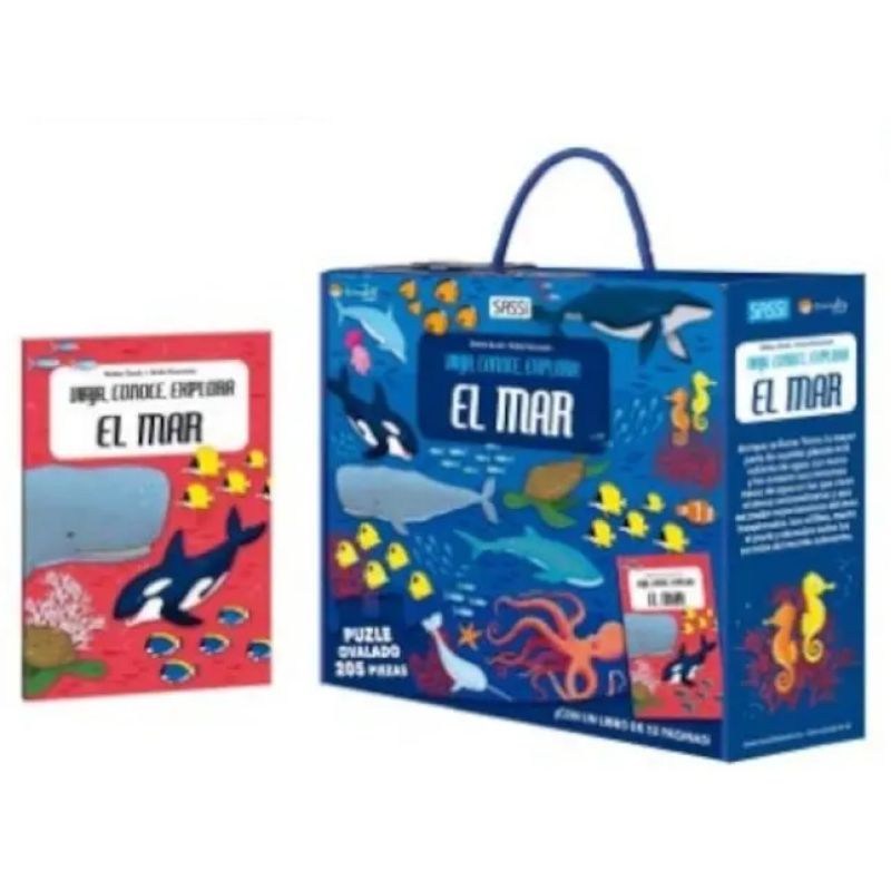 MAR, EL - LIBRO + PUZZLE 205 PIEZAS - CONOCE VIAJA EXPLORA (Nuevo) - Miniatura 2