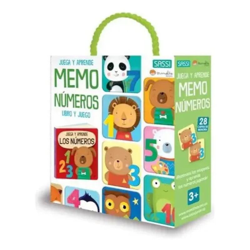 MEMO NUMEROS - JUEGA Y APRENDE - LIBRO Y JUEGO (Nuevo)