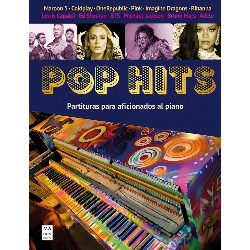 POP HITS. PARTITURAS PARA AFICIONADOS AL PIANO (Nuevo)