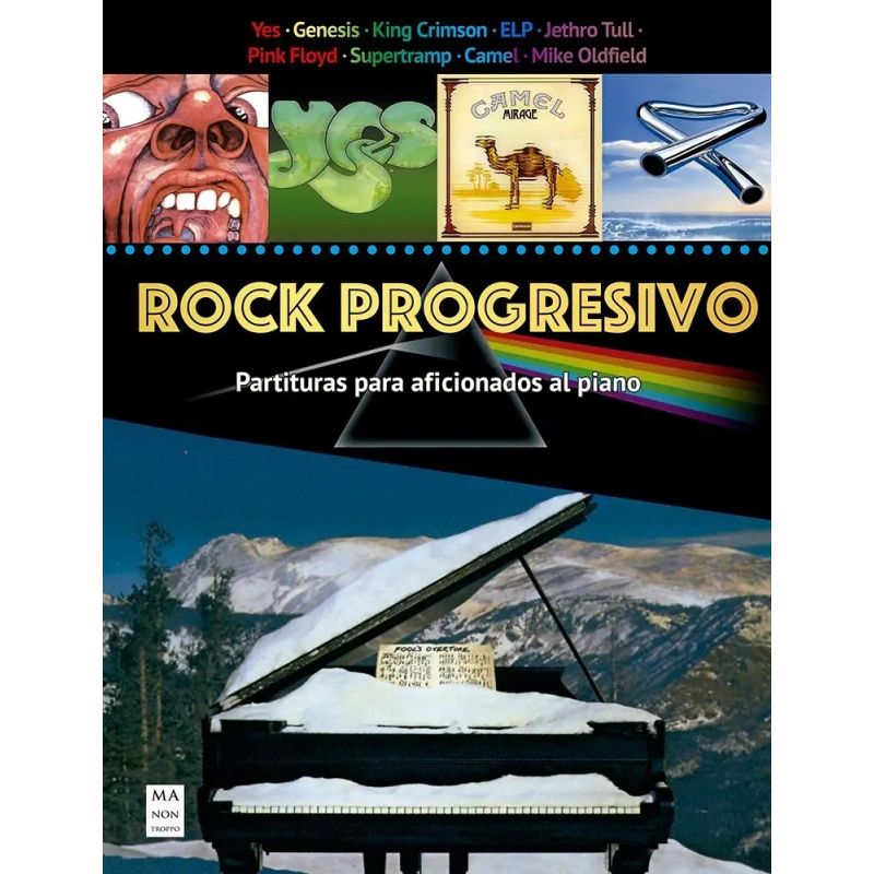 ROCK PROGRESIVO - PARTITURAS PARA AFICIONADOS AL PIANO (Nuevo)