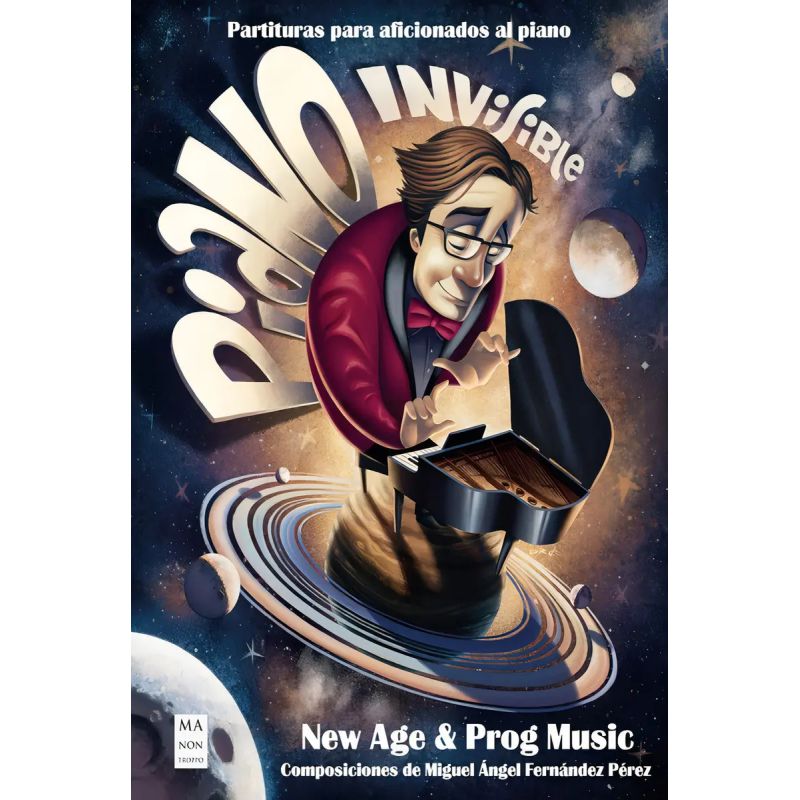 PIANO INVISIBLE - PARTITURAS PARA AFICIONADOS AL PIANO - NEW AGE Y PROG MUSIC (Nuevo)