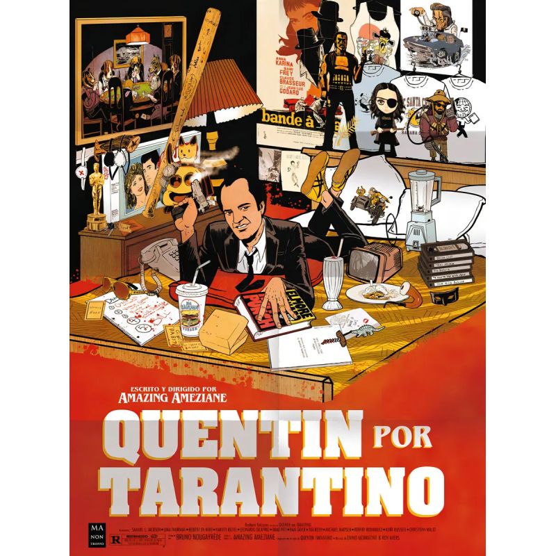 QUENTIN POR TARANTINO - NOVELA GRAFICA (Nuevo)