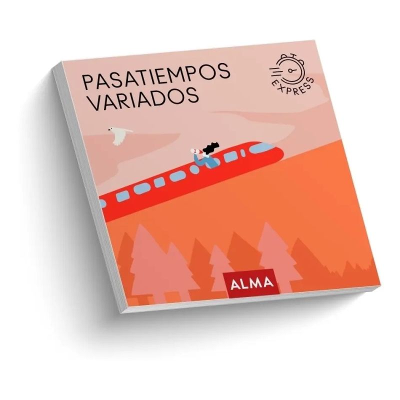 PASATIEMPOS VARIADOS - CUADRADOS EXPRESS - LIBRO BLOC (Nuevo)
