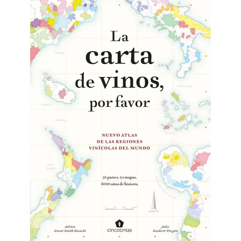 CARTA DE VINOS, POR FAVOR, LA - ATLAS REGIONES VINICOLAS - TD (Nuevo)