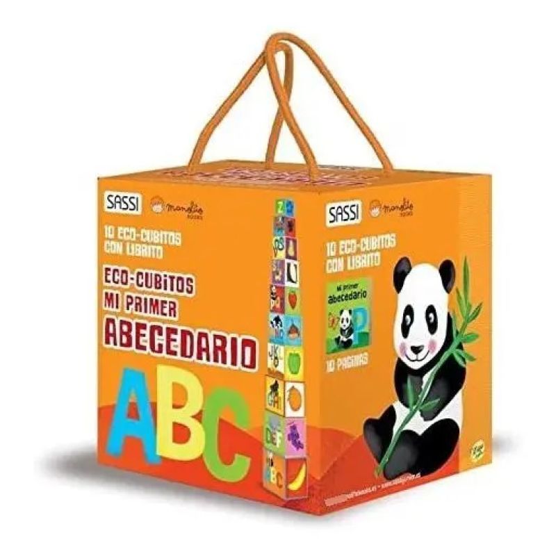 MI PRIMER ABECEDARIO - ECO CUBITOS - LIBRO + CUBITOS APILABLE (Nuevo)