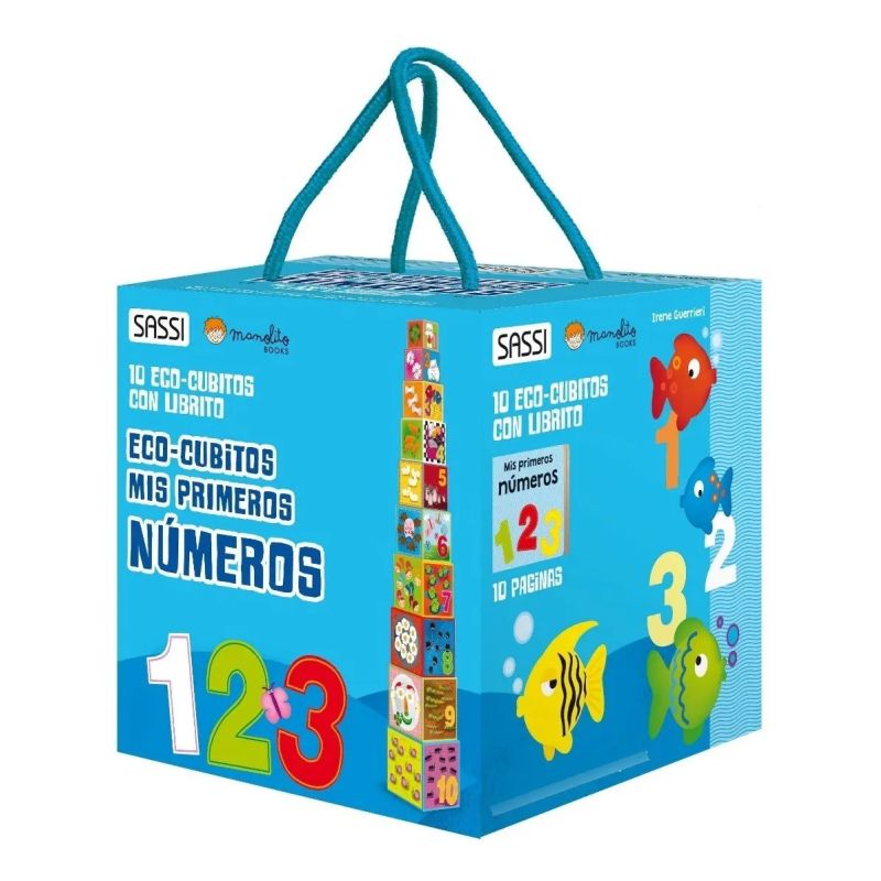 MIS PRIMEROS NUMEROS - ECO CUBITOS - LIBRO + CUBITOS APILABLES (Nuevo)