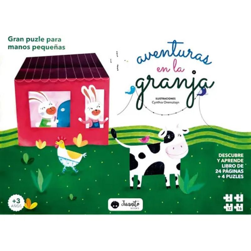 AVENTURAS EN LA GRANJA - GRAN PUZLE PARA MANOS PEQUEÑAS (Nuevo)