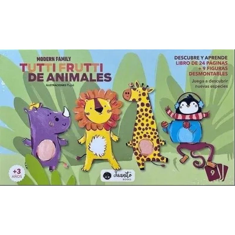 TUTTI FRUTTI DE ANIMALES - DESCUBRE Y APRENDE (Nuevo)