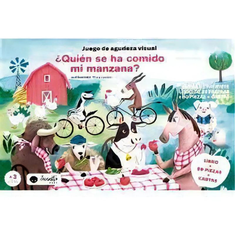 QUIEN SE HA COMIDO MI MANZANA? - JUEGO DE AGUDEZA VISUAL (Nuevo)
