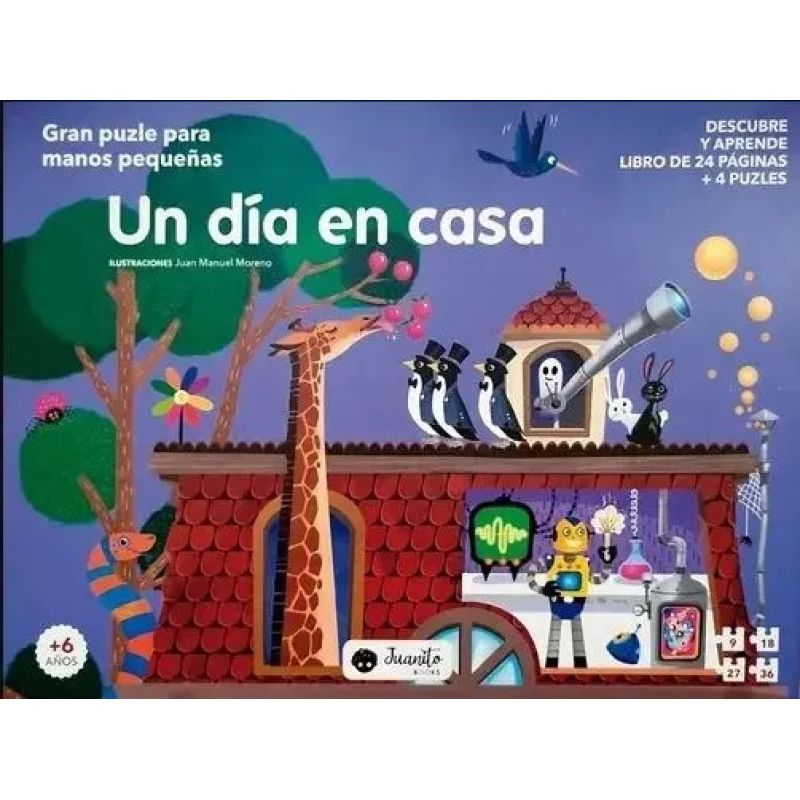 UN DIA EN CASA - GRAN PUZLE PARA MANOS PEQUEÑA (Nuevo)