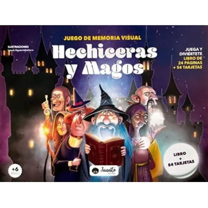 HECHICERAS Y MAGOS - JUEGO DE MEMORIA VISUAL (Nuevo)