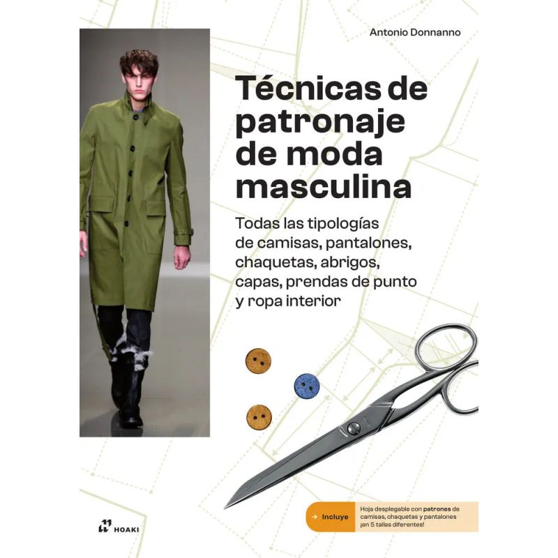TECNICAS DE PATRONAJE DE MODA MASCULINA (Nuevo)