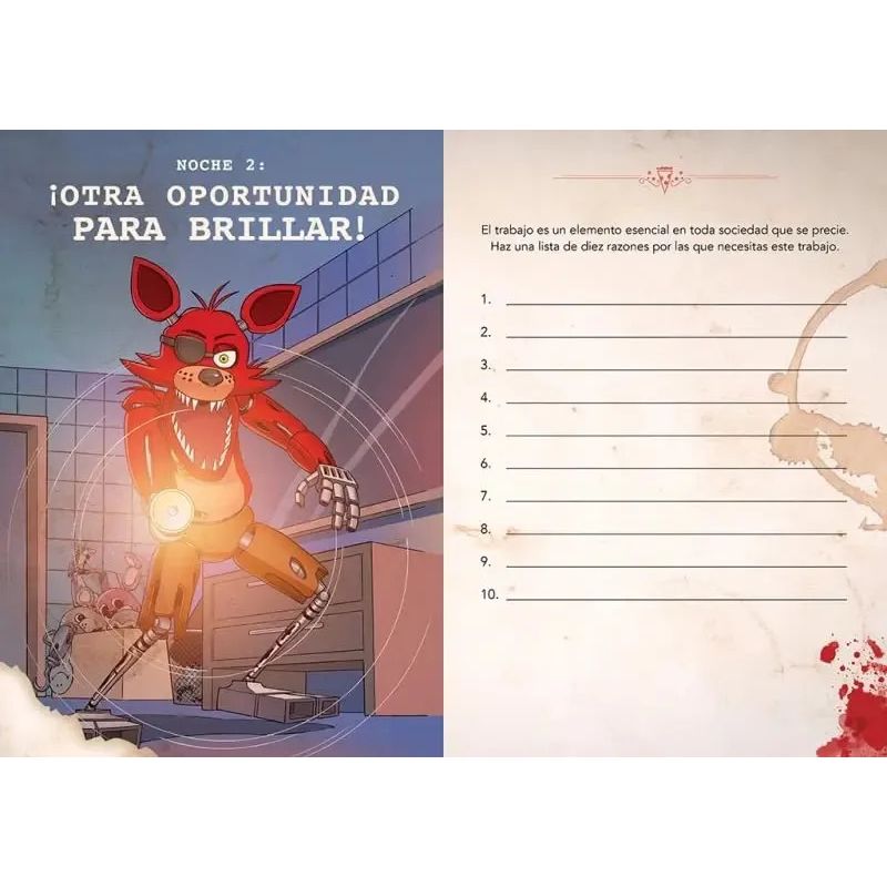 FIVE NIGHTS AT FREDDY’S - CUADERNO DE SUPERVIVENCIA (Nuevo) - Miniatura 2