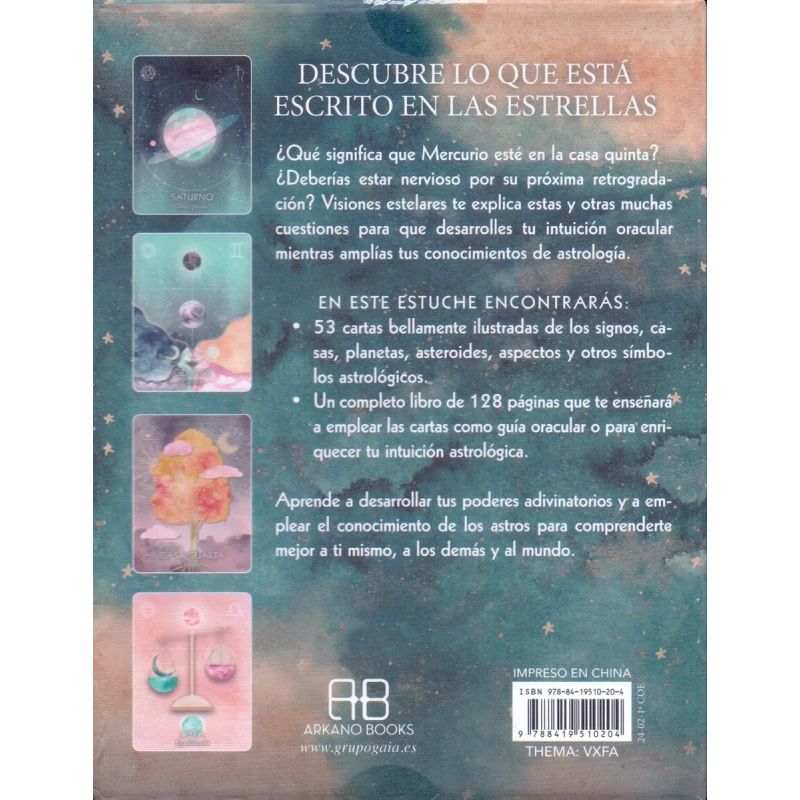 VISIONES ESTELARES - LIBRO + 53 CARTAS ORACULO (Nuevo) - Miniatura 2