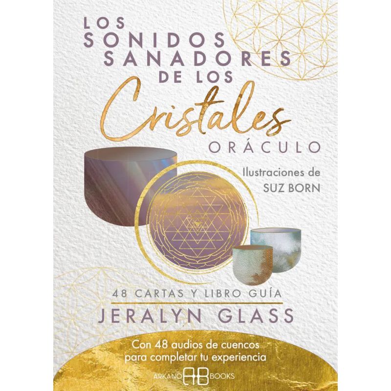 SONIDOS SANADORES DE LOS CRISTALES, LOS - ORACULO - LIBRO + 48 CARTAS (Nuevo)