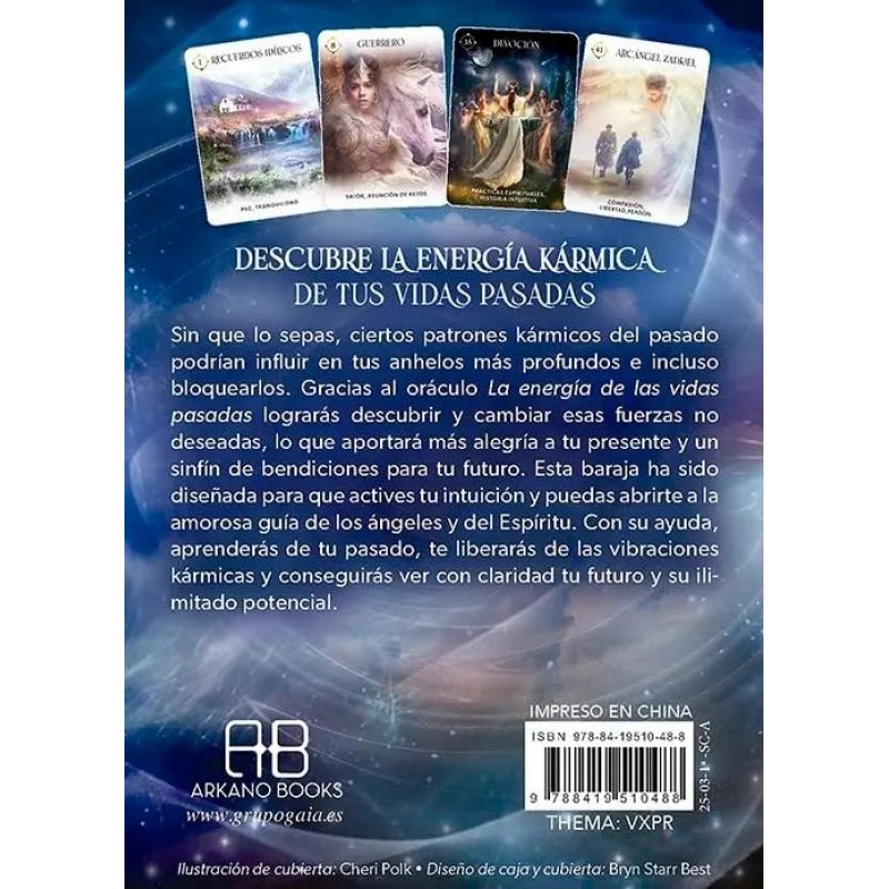 ENERGIA DE LAS VIDAS PASADAS, LA - ORACULO - LIBRO + CARTAS (Nuevo) - Miniatura 2
