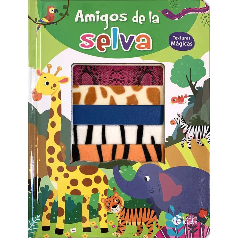AMIGOS DE LA SELVA - TEXTURAS MAGICAS - CARTONE (Nuevo)