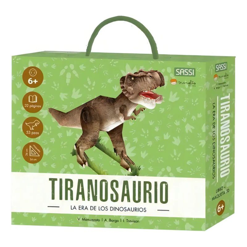 TIRANOSAURIO - LA ERA DE LOS DINOSAURIOS - MINI DINOSAURIOS 3D (Nuevo)