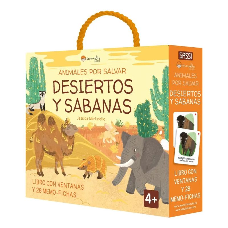 DESIERTOS Y SAVANAS - ANIMALES POR SALVAR (Nuevo)