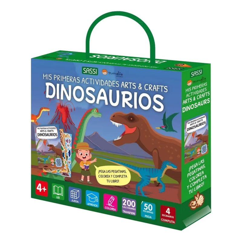 DINOSAURIOS - MIS PRIMERAS ACTIVIDADES ART &amp; CRAFT (Nuevo)