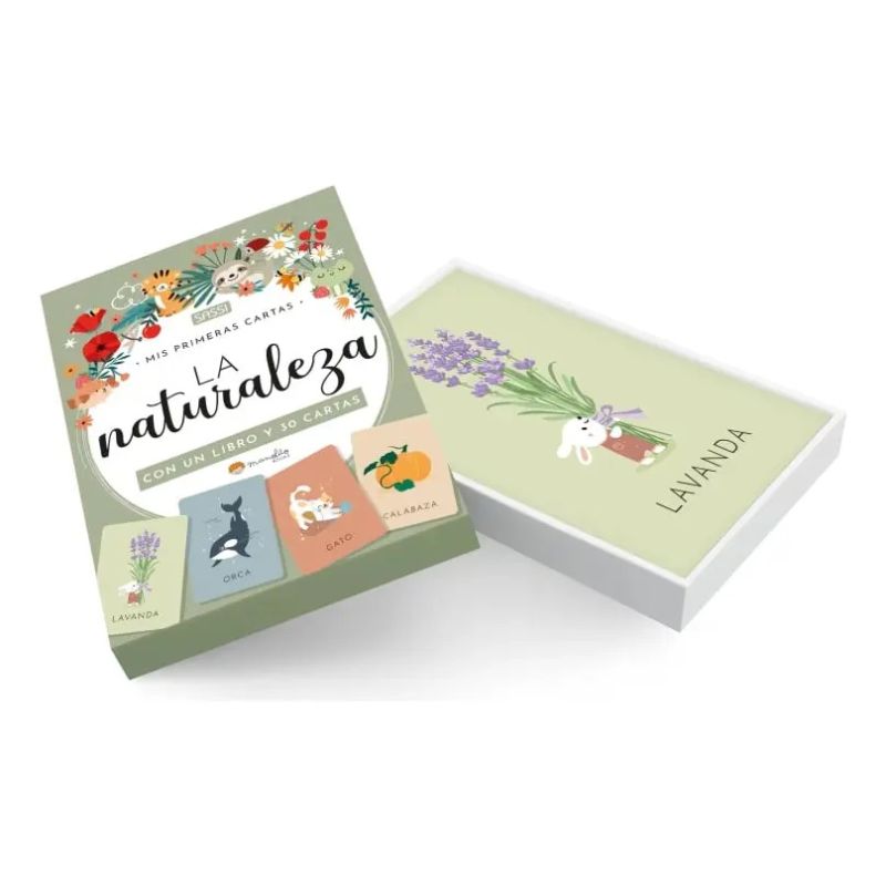NATURALEZA - MIS PRIMERAS CARTAS - LIBRO + 30 CARTAS (Nuevo)