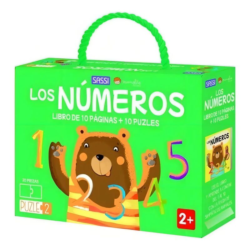 NUMEROS, LOS - LIBRO DE 10 PAGINAS + 10 PUZLES (Nuevo)