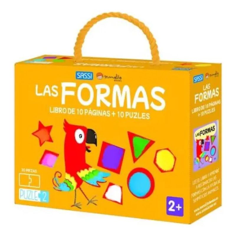 FORMAS, LAS - LIBRO DE 10 PAGINAS + 10 PUZLES (Nuevo)