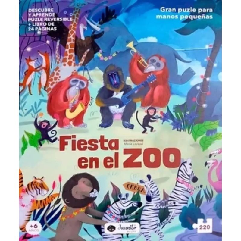 FIESTA EN EL ZOO - PUZLE - 200 PIEZAS (Nuevo)