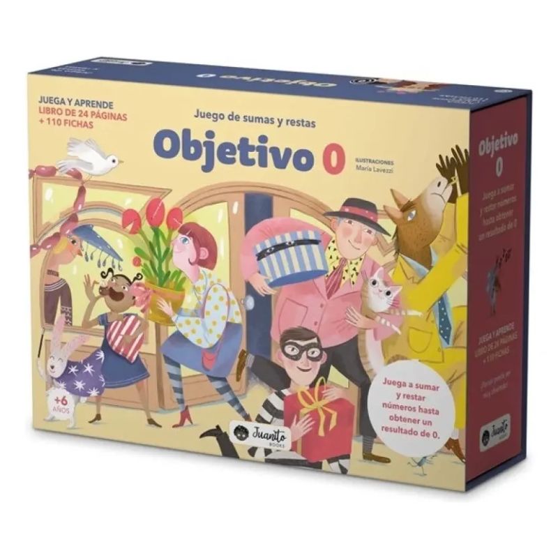 OBJETIVO 0 - JUEGO DE SUMAS Y RESTAS - LIBRO + FICHAS (Nuevo)