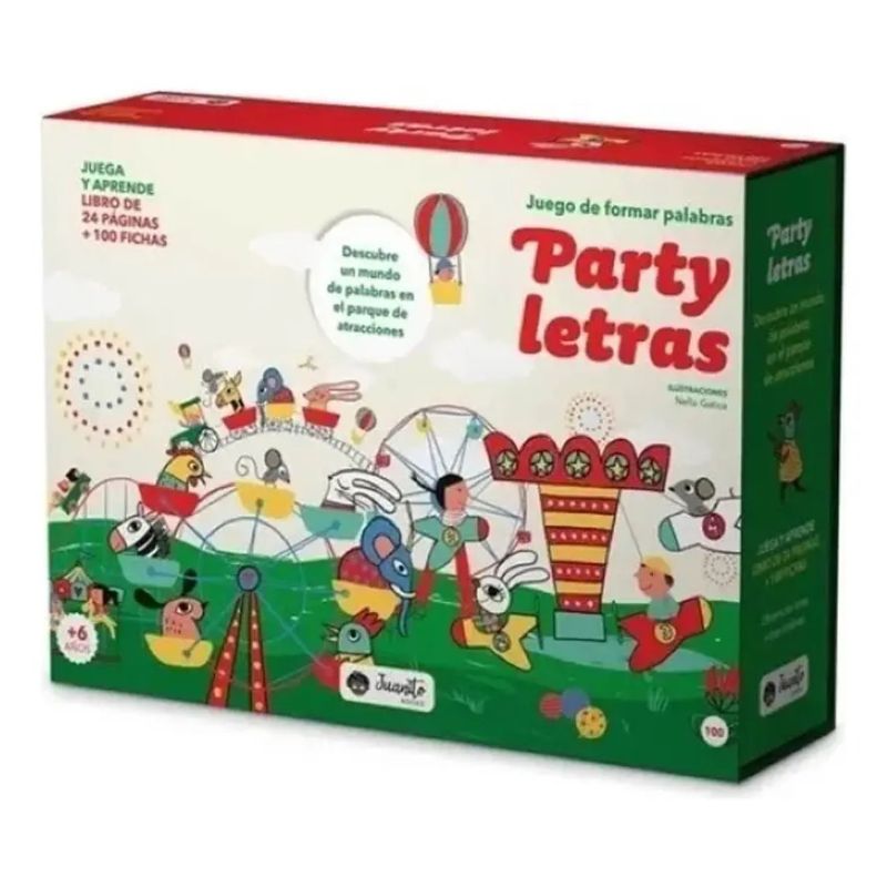 PARTY LETRAS - JUEGO DE FORMAR PALABRAS (Nuevo)