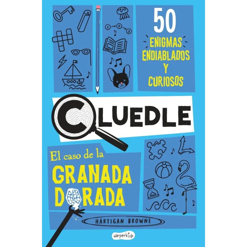 CLUEDLE - EL CASO DE LA GRANADA DORADA - 50 ENIGMAS ENDIABLADOS Y CURIOSOS (Nuevo)
