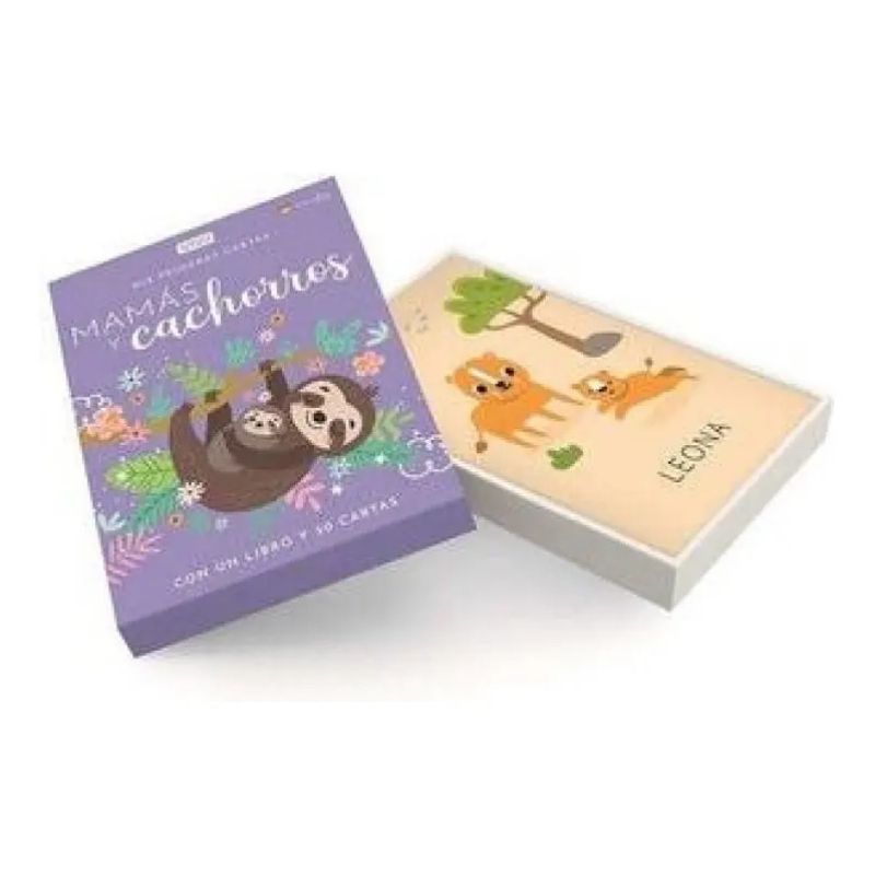 MAMAS Y CACHORROS - MIS PRIMERAS CARTAS - LIBRO + CARTAS (Nuevo)