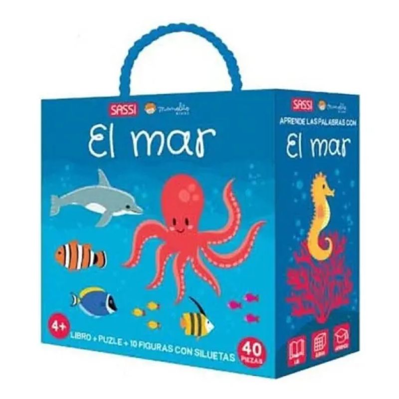 MAR, EL - LIBRO + PUZLE + 10 FIGURAS (Nuevo)