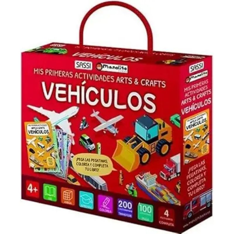 VEHICULOS - MIS PRIMERAS ACTIVIDADES ARTS &amp; CRAFTS (Nuevo)