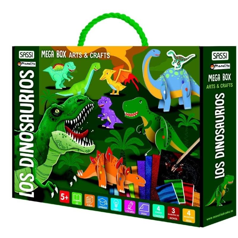 DINOSAURIOS, LOS - MEGA BOX ARTS &amp; CRAFTS (Nuevo)