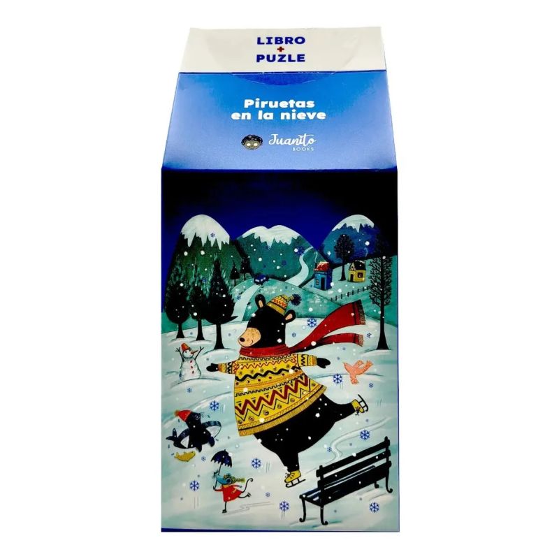 PIRUETAS EN LA NIEVE - LIBRO + PUZLE (Nuevo)