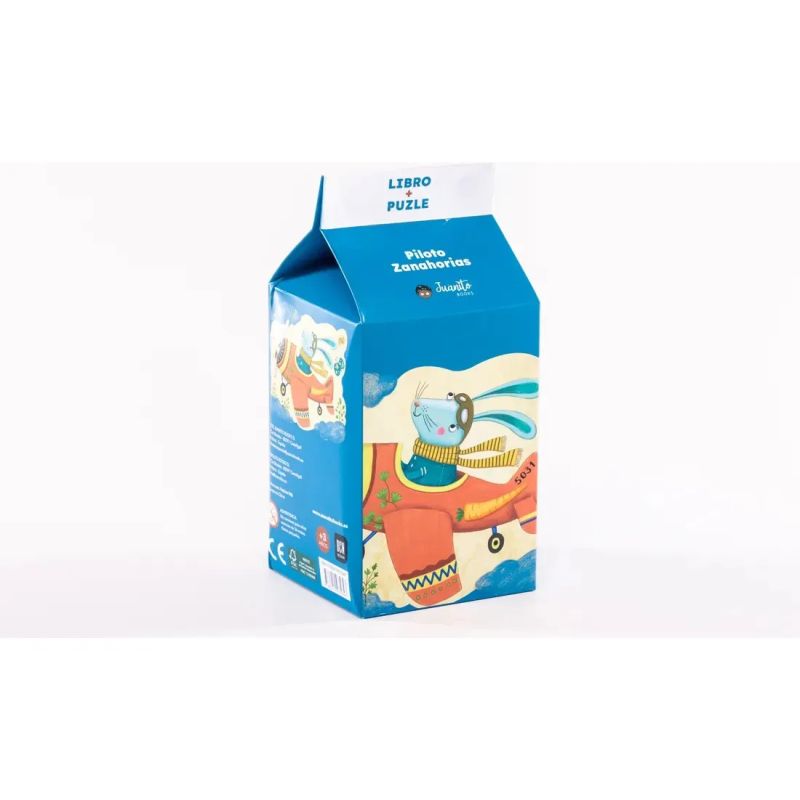 PILOTO ZANAHORIAS - LIBRO + PUZLE - TETRA PACK (Nuevo)