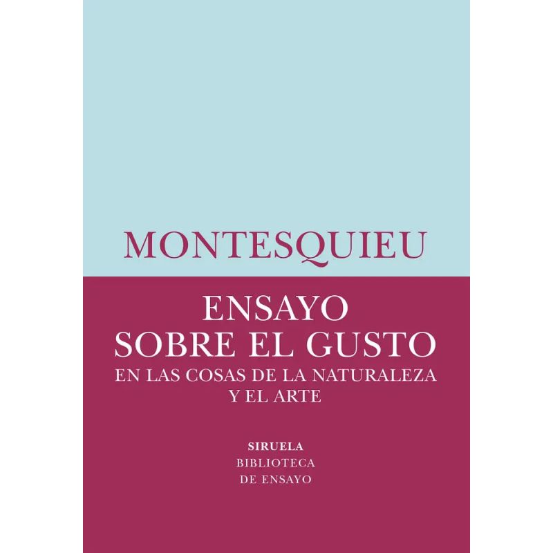 ENSAYO SOBRE EL GUSTO (Nuevo)