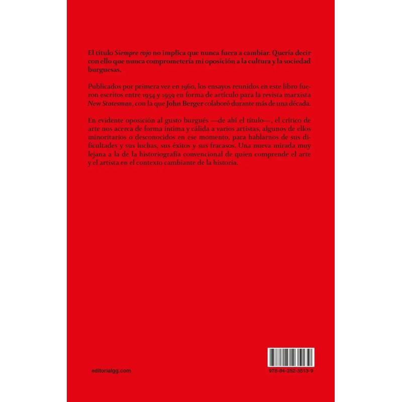 SIEMPRE ROJO - ENSAYOS SOBRE EL MIRAR (Nuevo) - Miniatura 2