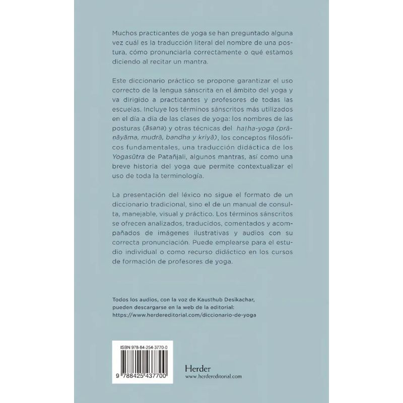 DICCIONARIO DEL YOGA (Nuevo)