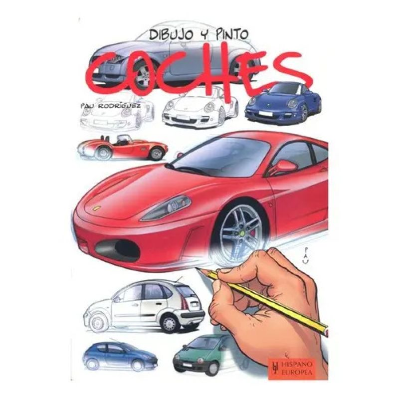 COCHES - DIBUJO Y PINTO (Nuevo)